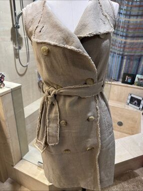 Michael Kors Neutral Linen  Dress - XS